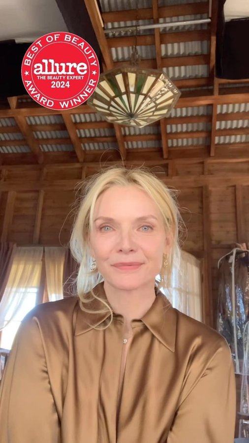 Instagram post by @michellepfeifferofficial for Henry Rose. Caption reads: Thank you @allure for honoring @henryrose with....
