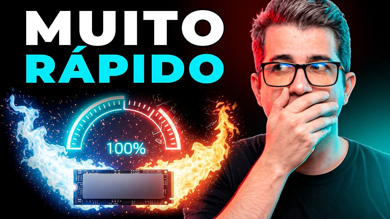 YouTube post by @mestresdainformatica for Gvgmall. Caption reads: 😱Is your SSD SLOW? Activate this SECRET Windows....