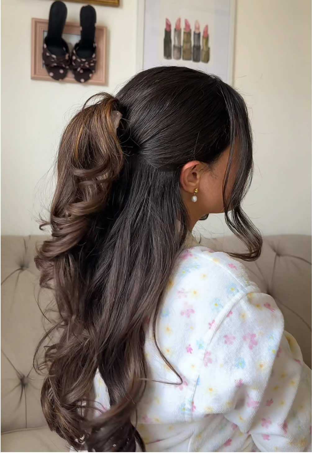 TikTok post by @amyjaruczyk for Emi Jay. Caption reads: NEW @Emi Jay Angel Essentials Hair Styling Set ✨🪽....