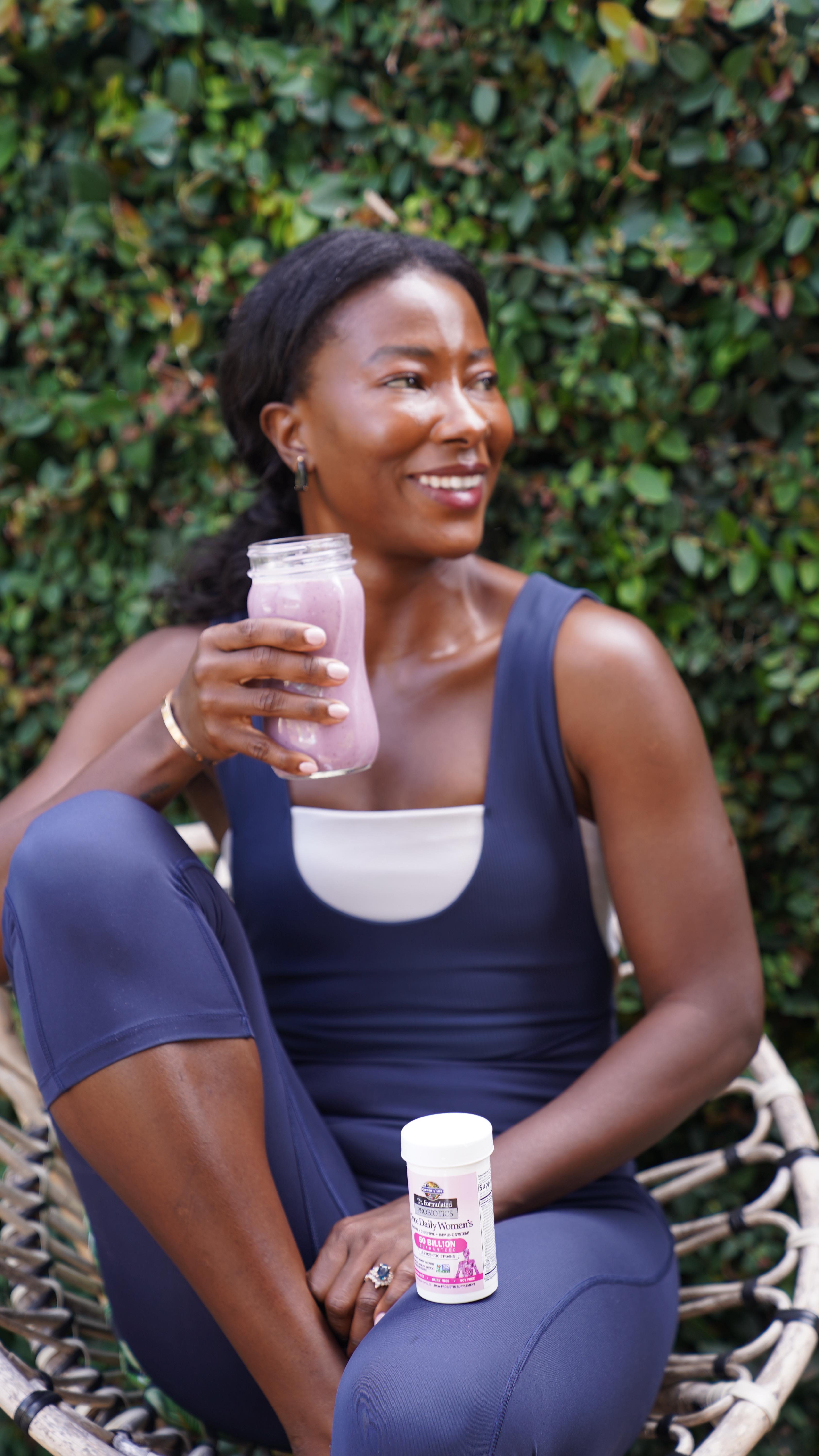 Instagram post by @deddehhoward for Garden of Life. Caption reads: #GOLPartner Gut check: I used to think I was doing....