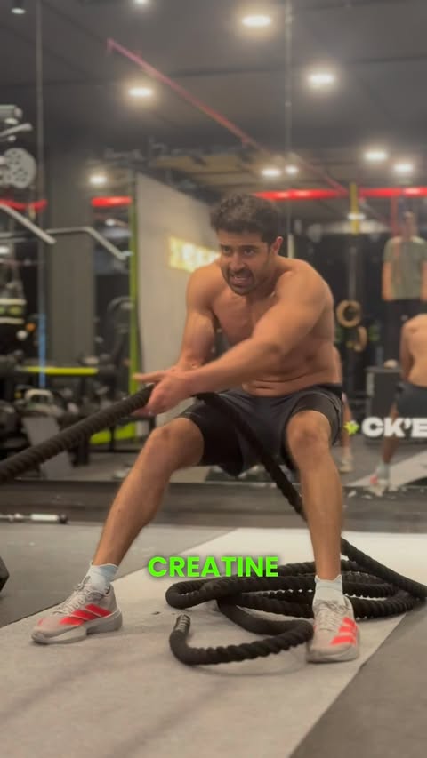 Instagram post by @grovershashank for Man Matters. Caption reads: 💪 Creatine is one of the most researched....