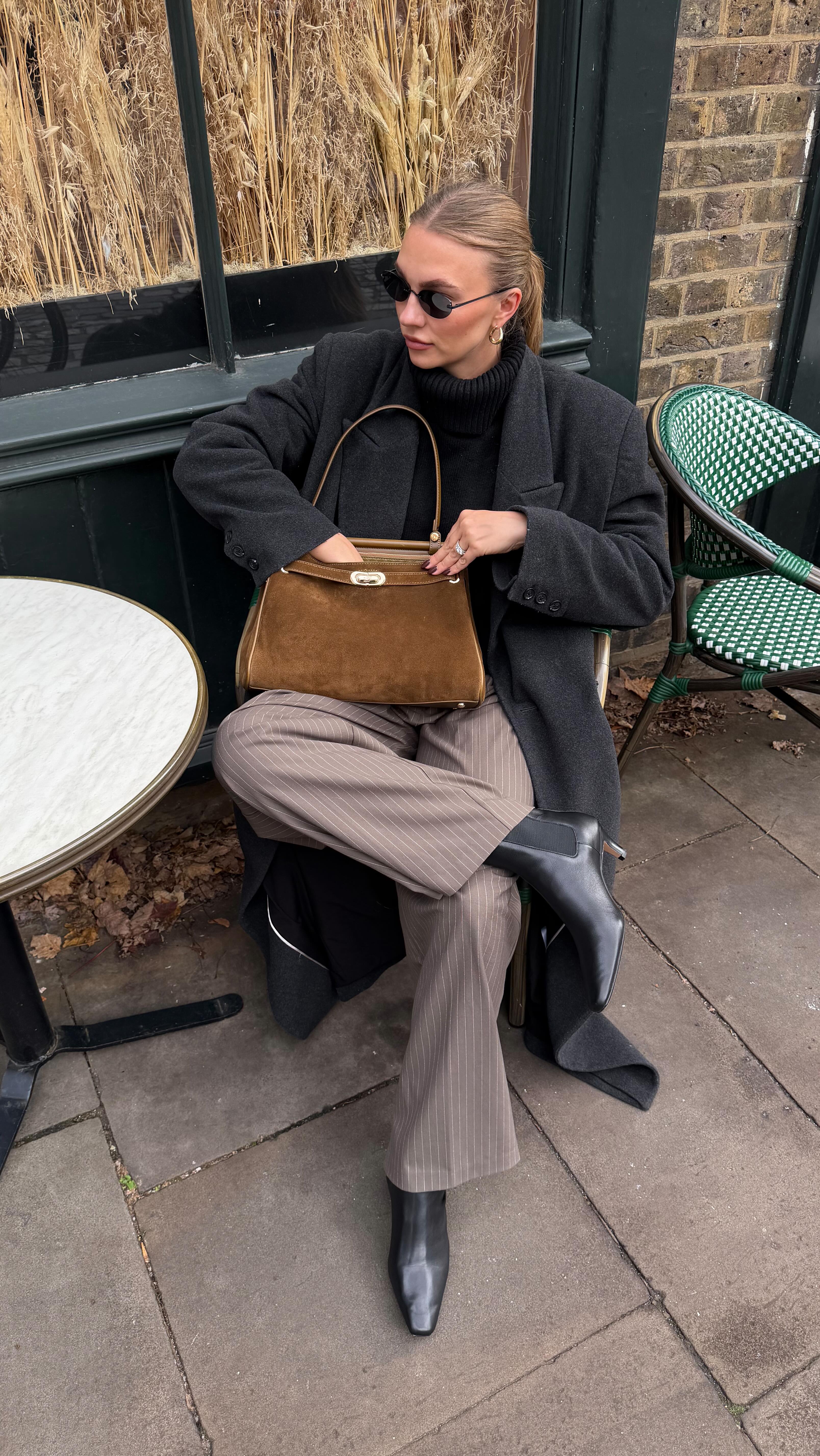 Instagram post by @mialuckie for Armani Exchange. Caption reads: #ad My mornings & my fragrance are two little....