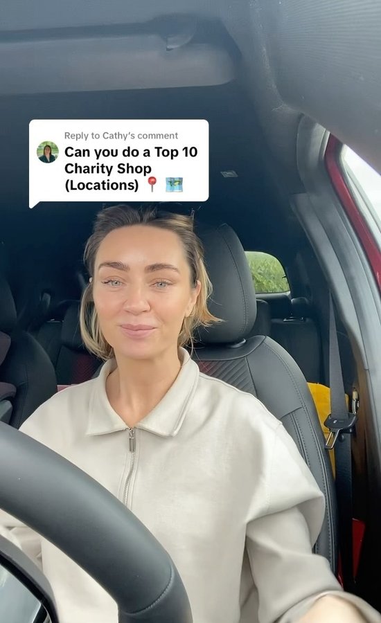 Instagram post by @charityshopgirlcsg for Alfa Romeo. Caption reads: I got asked this on Tik tok but thought I’d share....