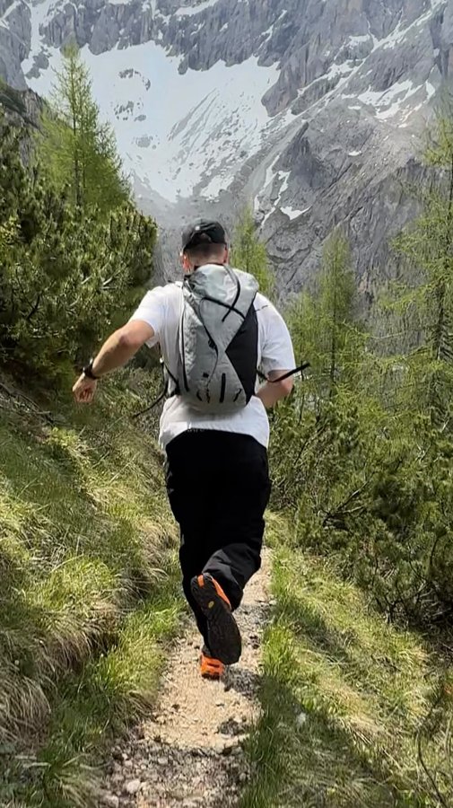 Instagram post by @nis.alps for SALEWA. Caption reads: [...] at your own pace 🙂‍↕️

Big thanks to....