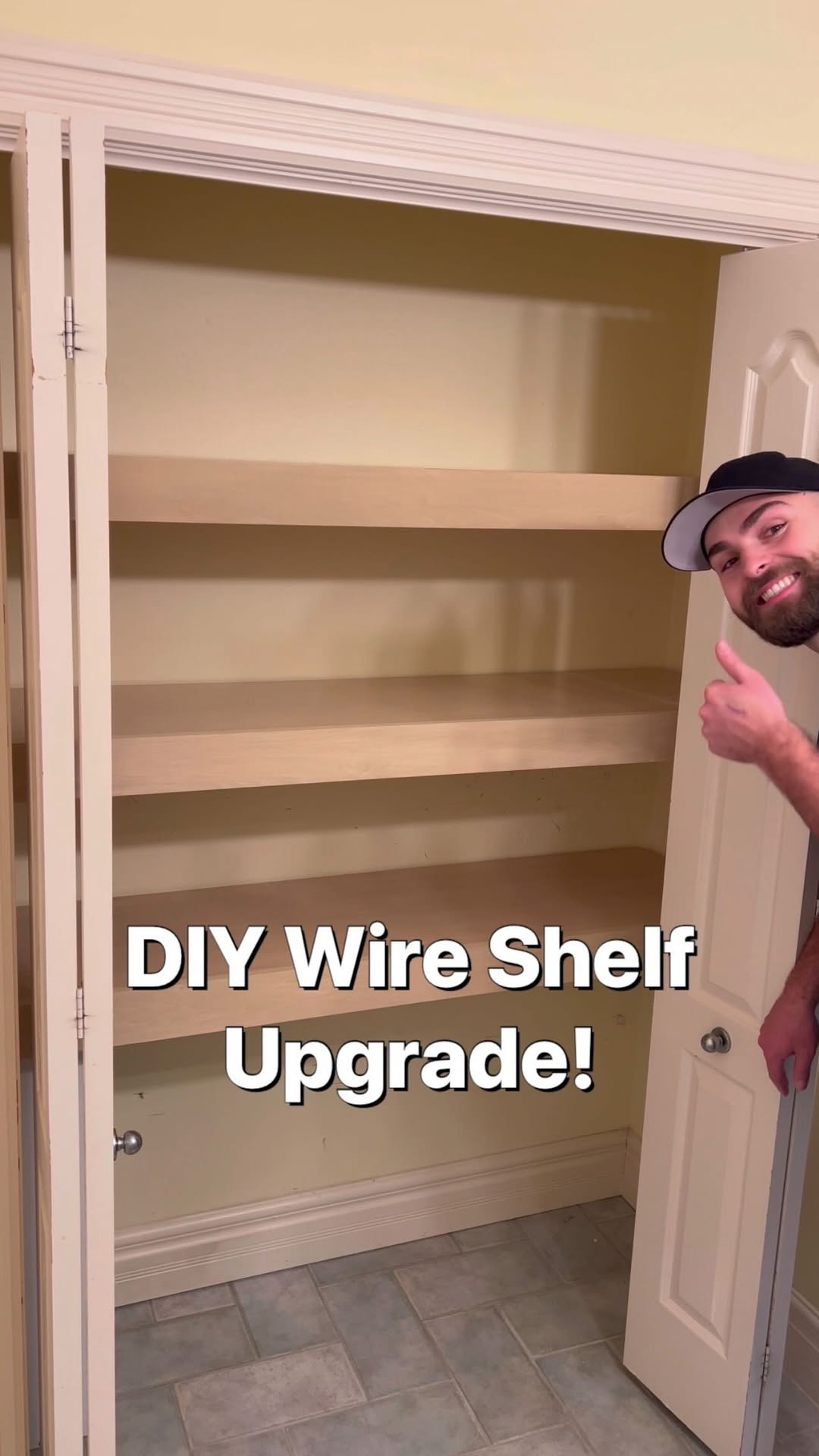 Instagram post by @thefurnitureguyyy for Kreg Tool. Caption reads: Like & Comment “SHELF” and I’ll DM you a full list....