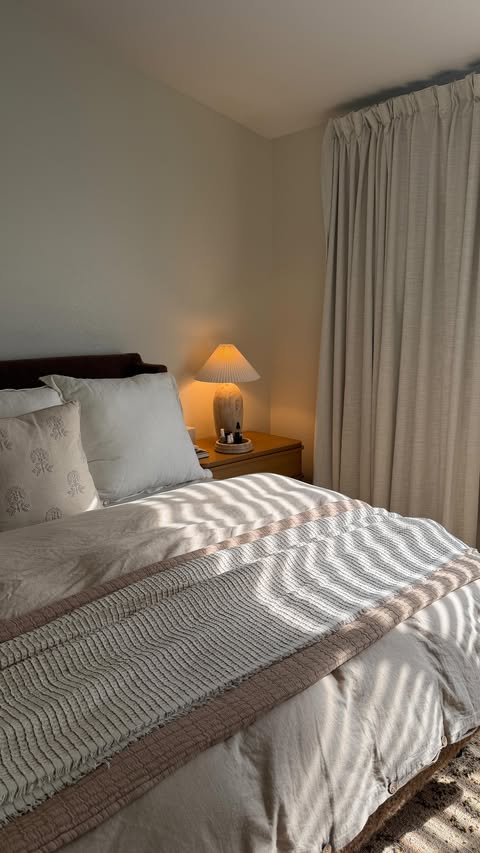 Instagram post by @minahamideh for Tatcha. Caption reads: Are you an AM or PM shower person? I gotta wash....