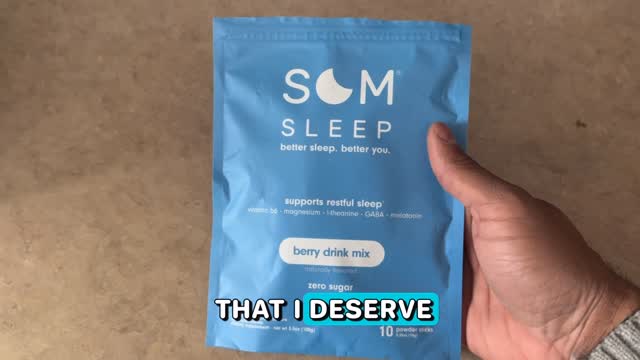 Instagram post by @stephenwolf309 for Som Sleep. Caption reads: [...] ring, recovery starts with sleep.....