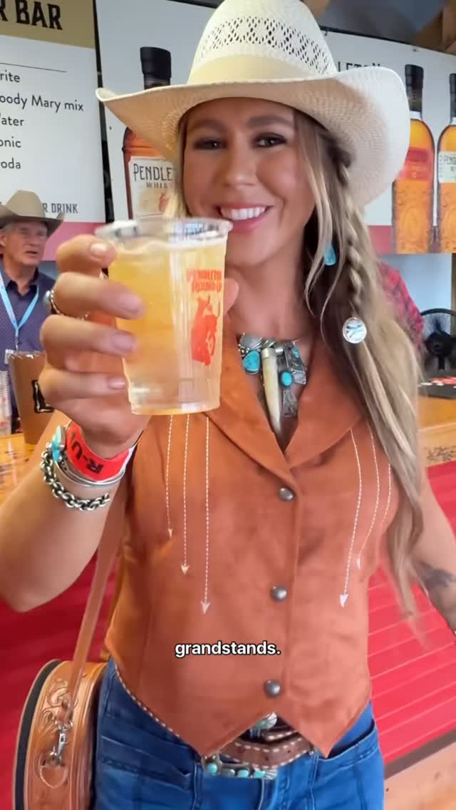 Instagram post by @westdesperado for Pendleton Whisky. Caption reads: Cowboys prefer @PendletonWhisky to celebrate 115....