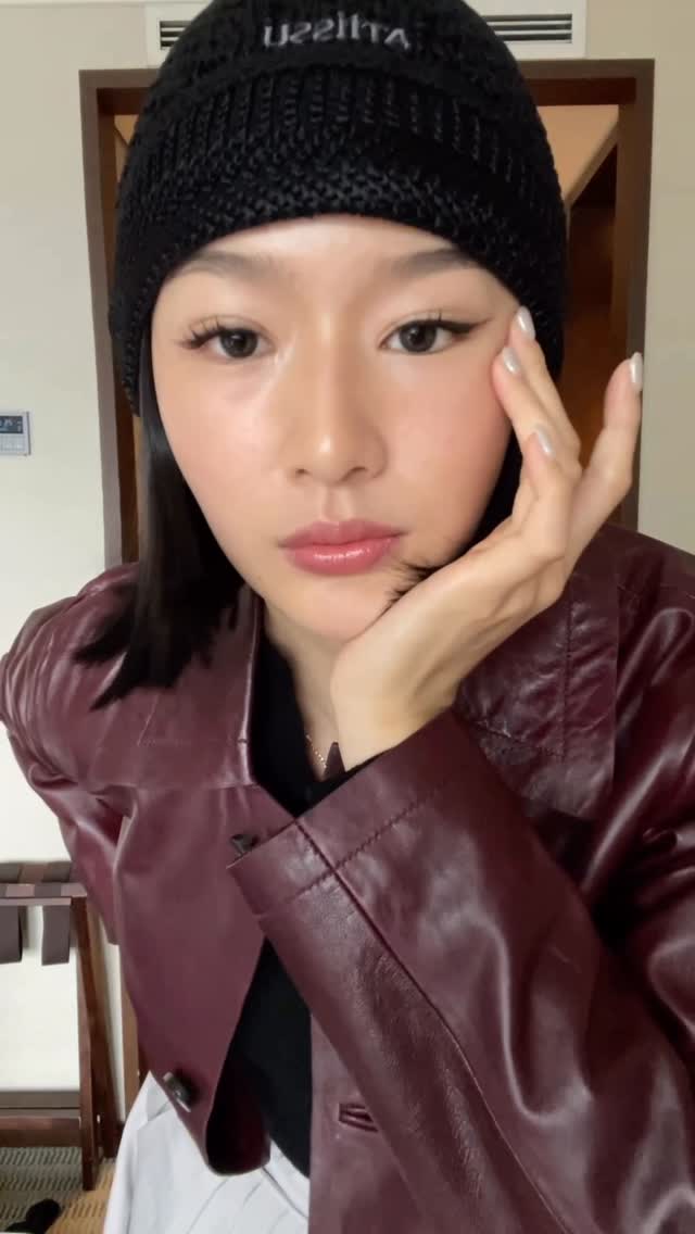 Instagram post by @gheesss for MatinKim. Caption reads: It’s cold today in seoul kinda fit. 

longsleeve....