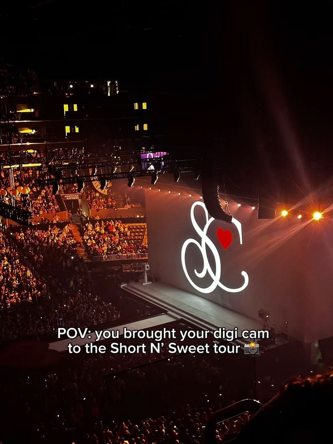 Instagram post by @cidergang for Cider. Caption reads: A night to remember in LA w/ @sabrinacarpenter 💕....