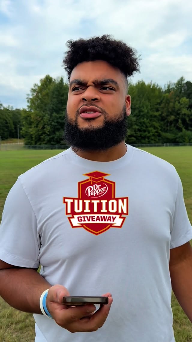 Instagram post by @sea76n for Dr Pepper. Caption reads: #ad The start of fall means two things, football....