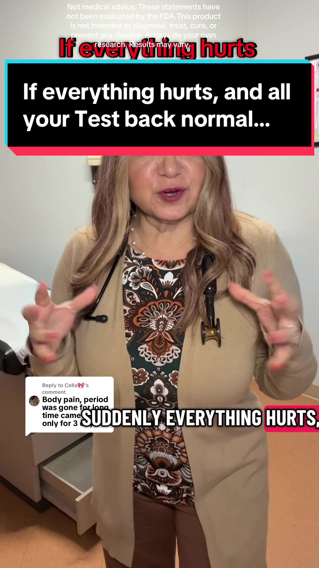 TikTok post by @lilia_justme for Micro Ingredients. Caption reads: [...] #Menopause #perimenopause #microingredients....