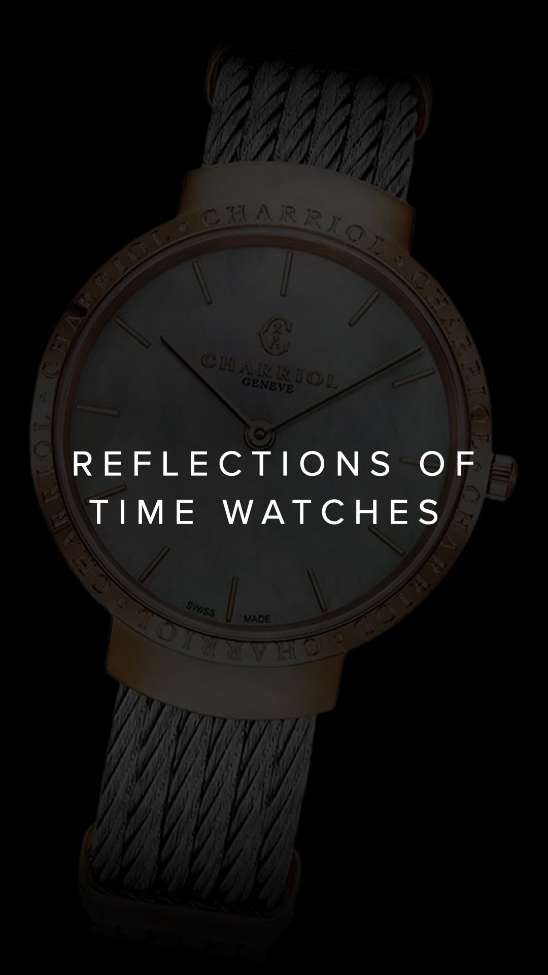 Instagram post by @helioswatches for Balmain. Caption reads: Capture the light with Reflections of Time....