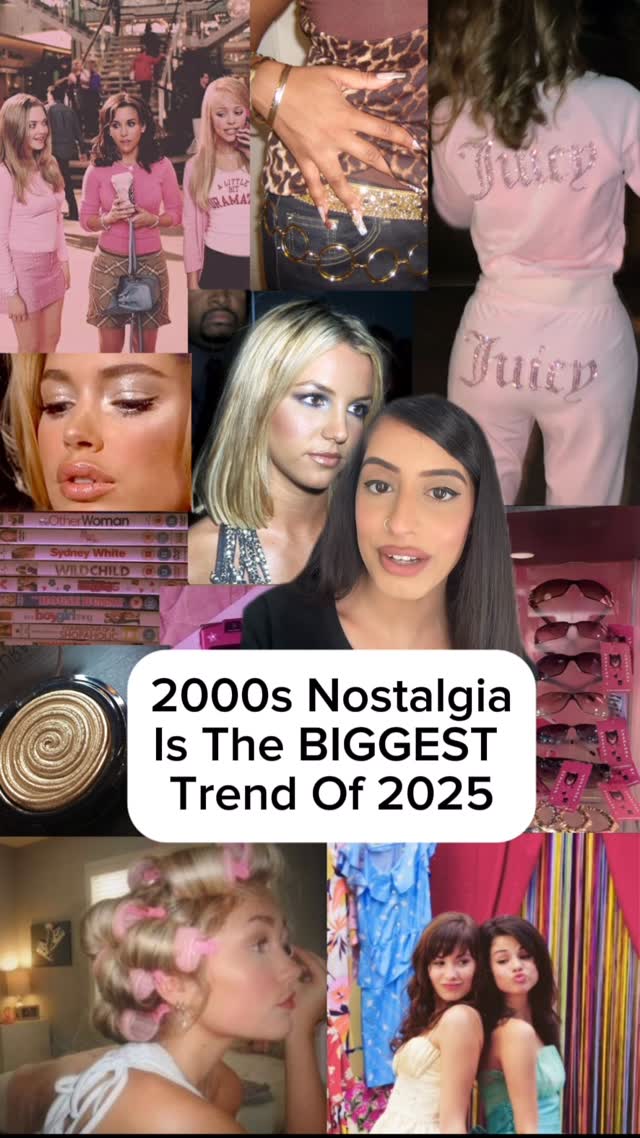Instagram post by @gradgirlmarketing for – Laura Geller. Caption reads: 2000s nostalgia is making a HUGE comeback in....