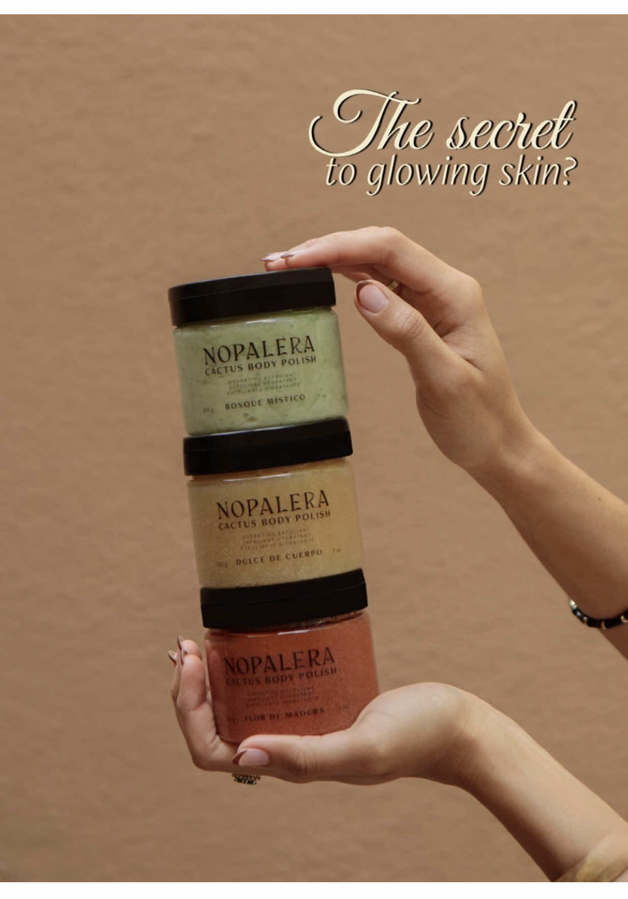 TikTok post by @perfumetherapy for NOPALERA. Caption reads: I’m obsessed with the new Nopalera Cactus Body....