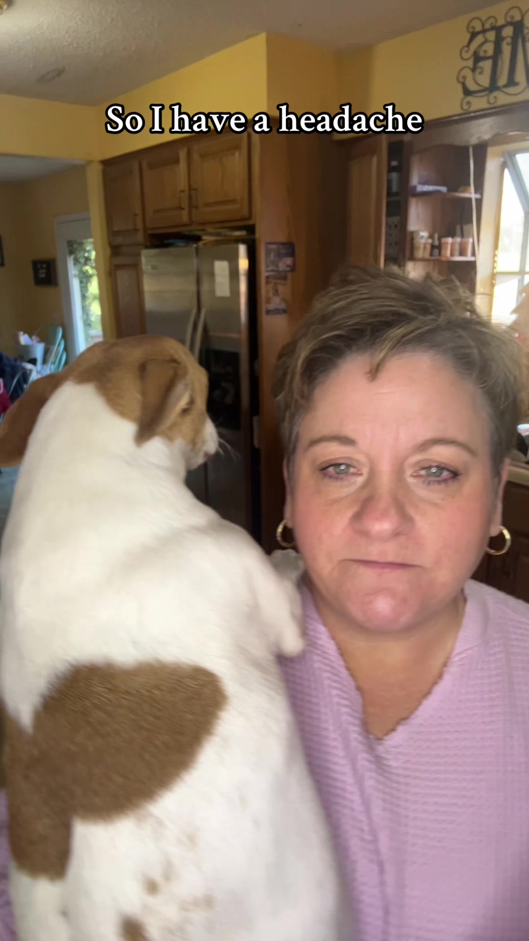 TikTok post by @gretagibbons246 for CorneaCare. Caption reads: [...] help you relax and help a headache.....