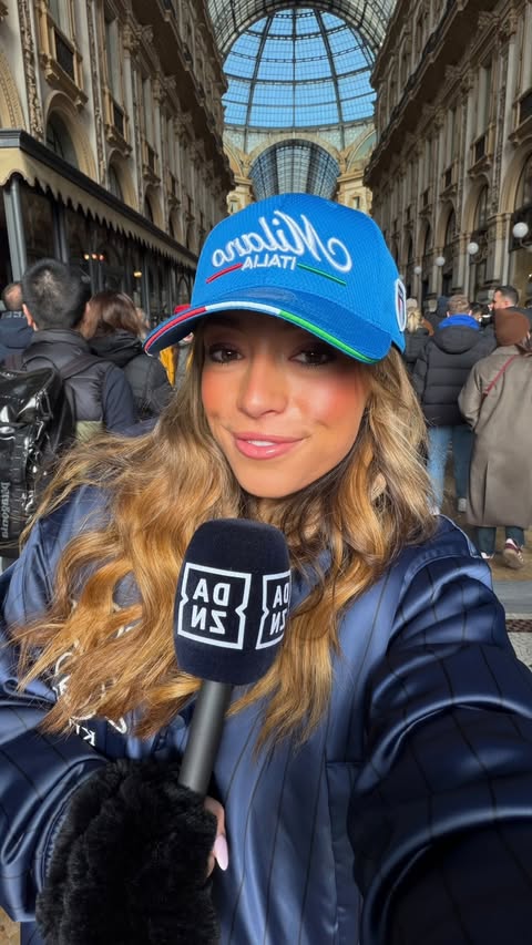 Instagram post by @joliesharpe for DAZN Football. Caption reads: [...] Watch Lega Serie A live on DAZN....