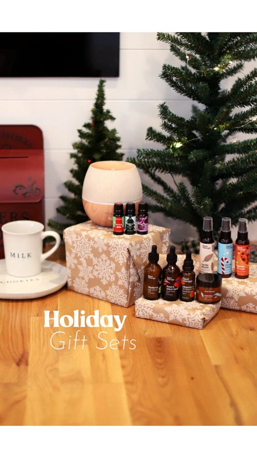 Instagram post by @busylittleizzy for Plant Therapy. Caption reads: #ad Stumped on your holiday....