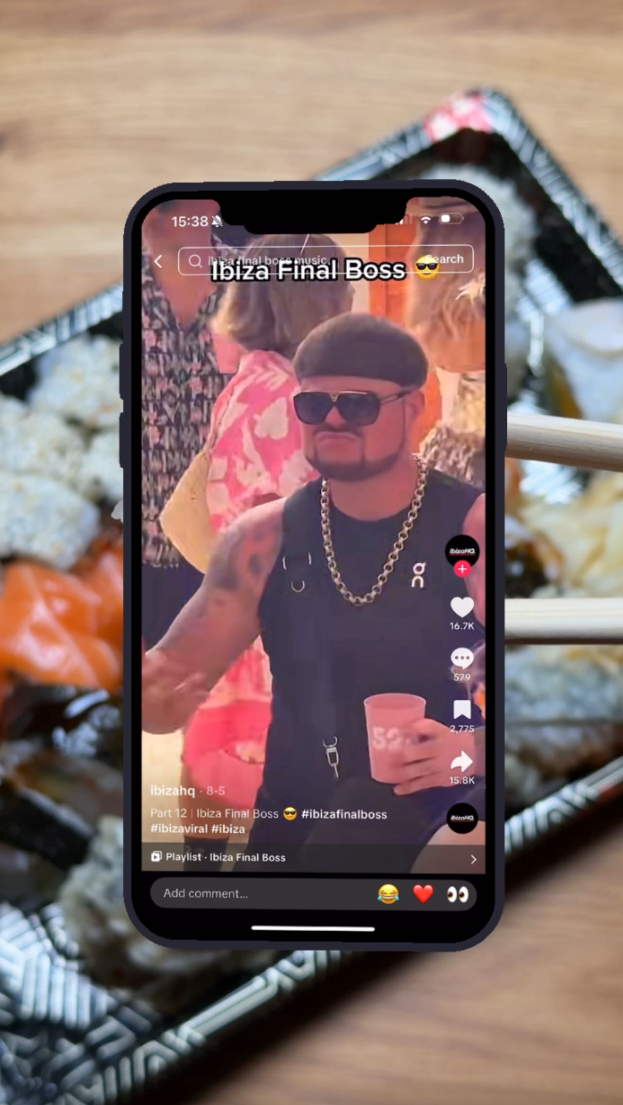 Instagram post by @dan_has_the_munchies for Wolt. Caption reads: Ce si-ar comanda: IBIZA FINAL BOSS 🍔!

#af....