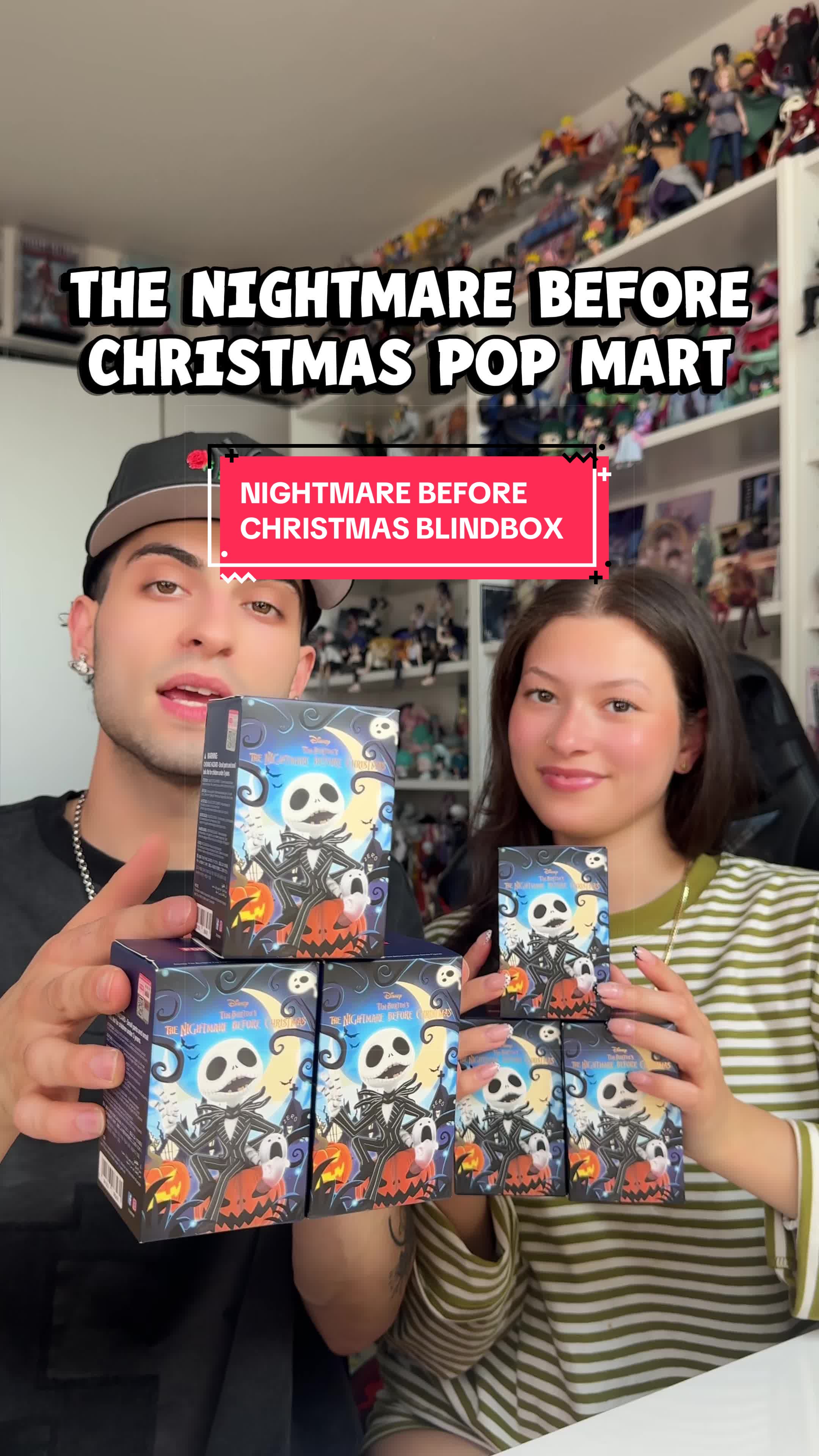 TikTok post by @paul.soles for POP MART US SHOP. Caption reads: [...] Christmas @POP MART US LOCAL SHOP @POP MART....