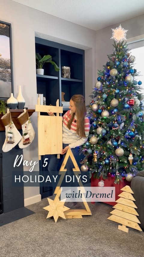 Instagram post by @livinglarsonhome for Dremel. Caption reads: [...] tools I used! 

I loved partnering with....