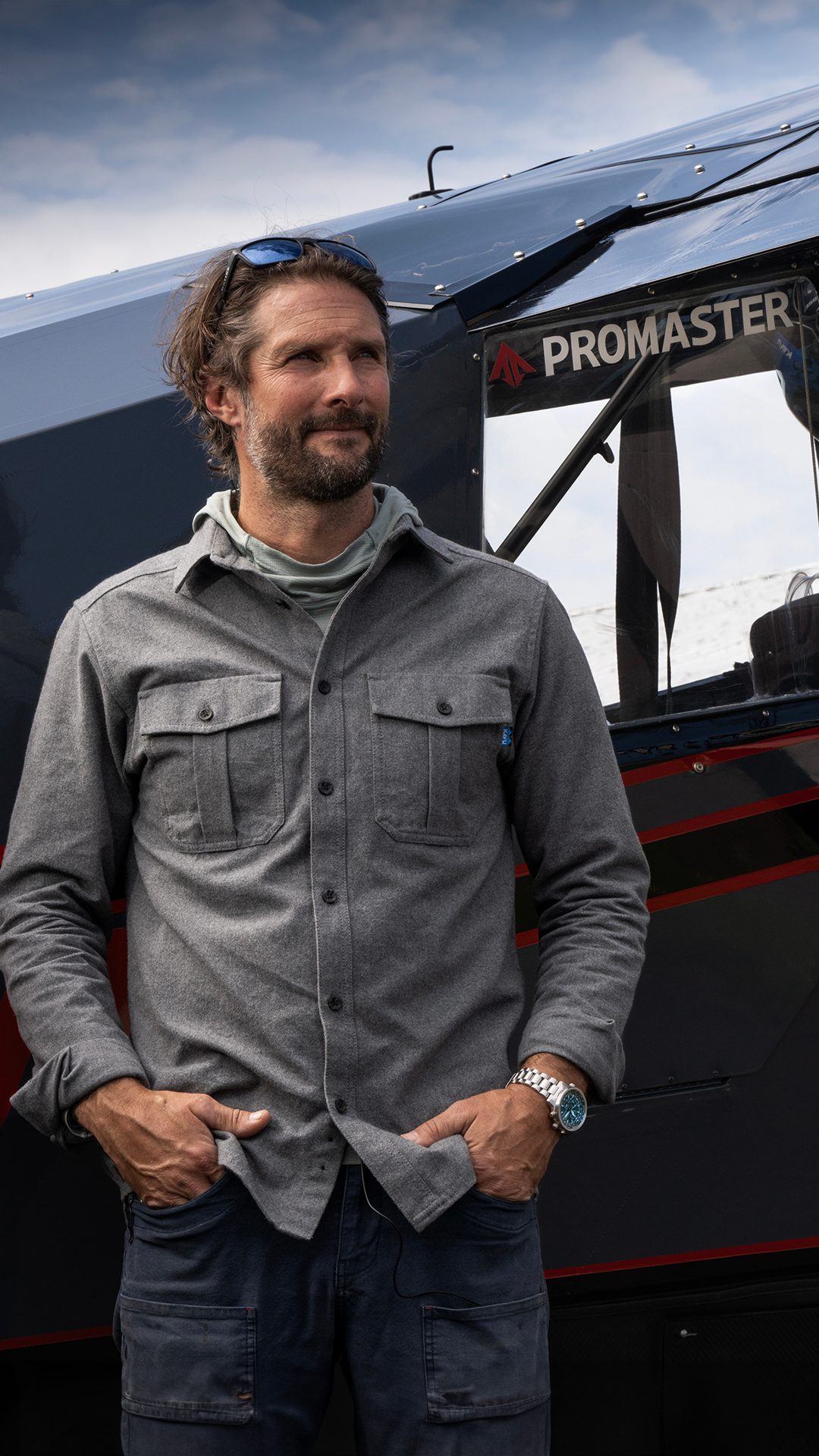 Instagram post by @jeffreyshapiro for Citizen Watch. Caption reads: Dialed in before takeoff ✈️

Engineered for....