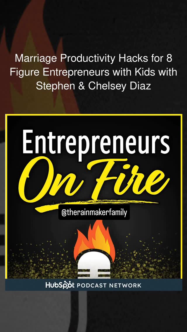 Instagram post by @johnleedumas for The Rainmaker Family. Caption reads: To listen to the full interview, visit....