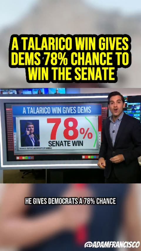 Instagram post by @befreemysheeple for Kalshi. Caption reads: [...] the senate according to CNN. Right now,....