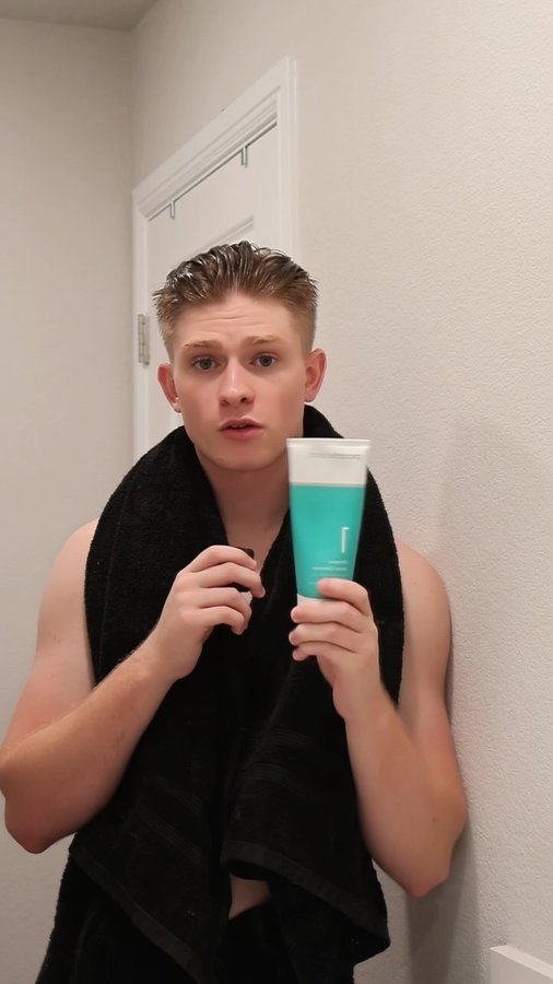 Instagram post by @jcksnprnc for Proactiv. Caption reads: My post-workout skincare routine sponsored by....