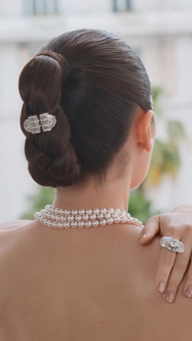 Instagram post by @chomismaterialgirl for Boucheron. Caption reads: Araya A.Hargate is no stranger to the red carpet,....