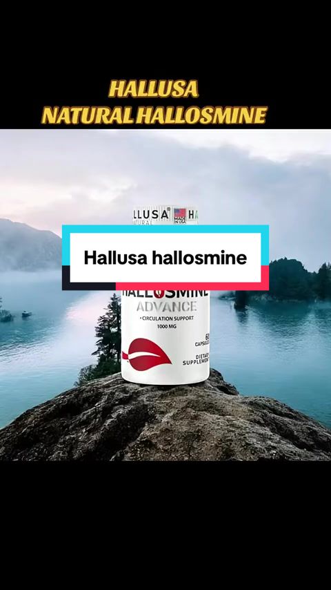 TikTok post by @rociifoxy_ for Hallusa Natural. Caption reads: @Hallusa Natural #hallusa.