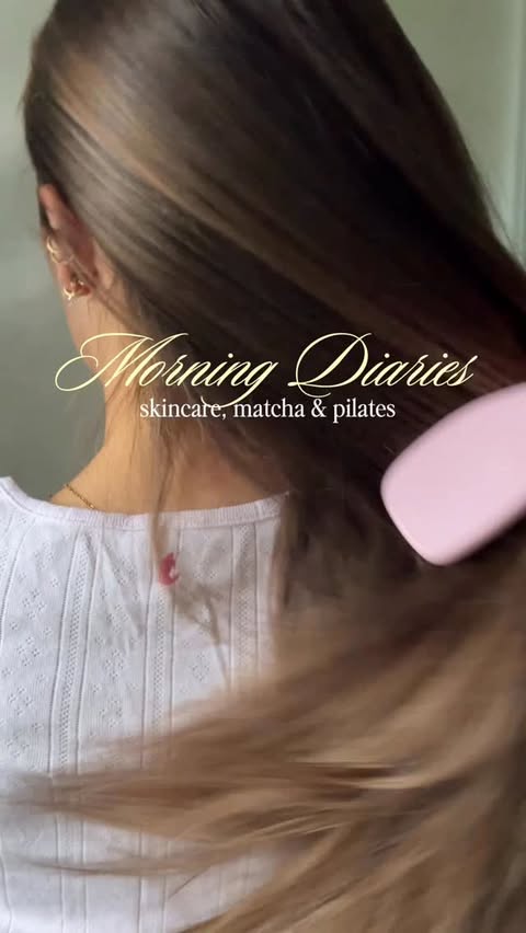 Instagram post by @carlyacton_ for Iconic. Caption reads: what sunday mornings are for🫧🩰🪽🍵🤍....