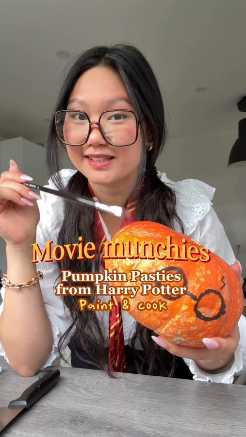 Instagram post by @xoxoannakwan for Harry Potter. Caption reads: Is Harry Potter more Halloween or Christmas....