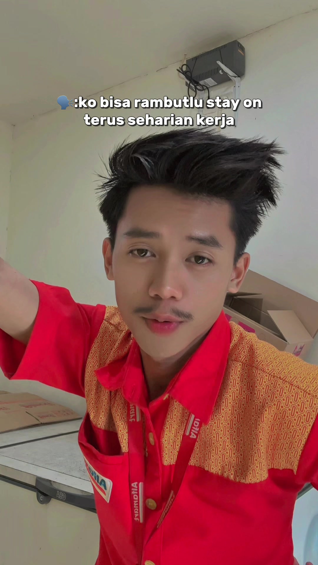 TikTok post by @taurus_humann for GATSBY Indonesia. Caption reads: [...] seharian kerja ya pake ini @GATSBY Indonesia....