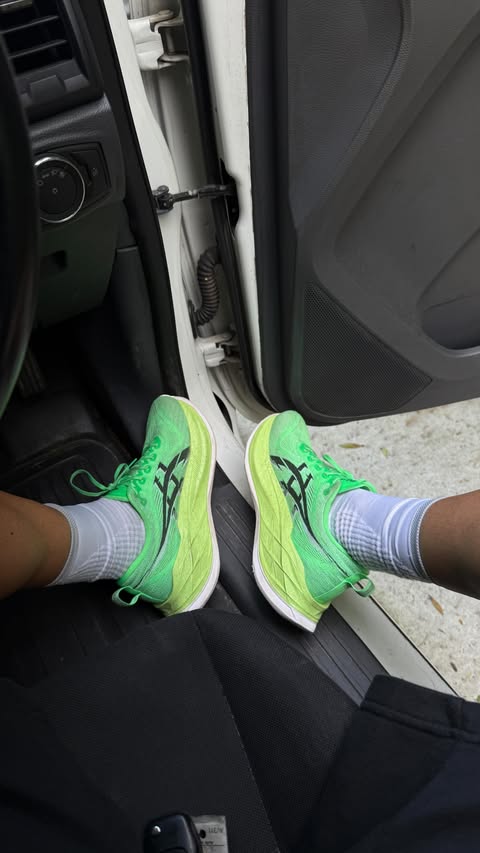 Instagram post by @jordanmenadue for rebel sport. Caption reads: Waking up and moving first thing, makes me feel....