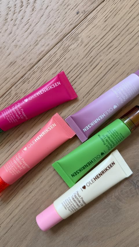 Instagram post by @oliviaa_walker for OLEHENRIKSEN. Caption reads: @olehenriksen new chillers lip balm test 🍉💋 does....