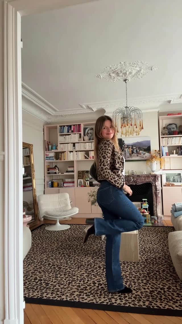 Instagram post by @sabinasocol for Paige. Caption reads: 30 days of fall outfits 🍁13/30🍁 Just me and my....