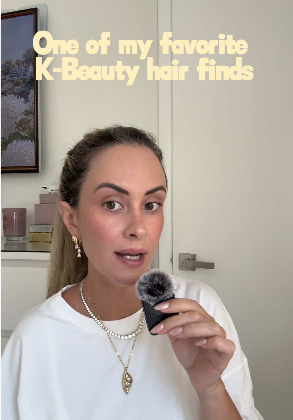 TikTok post by @nayrasworld for Mise En Scene. Caption reads: [...] hair down 🤍 Definitely worth trying....