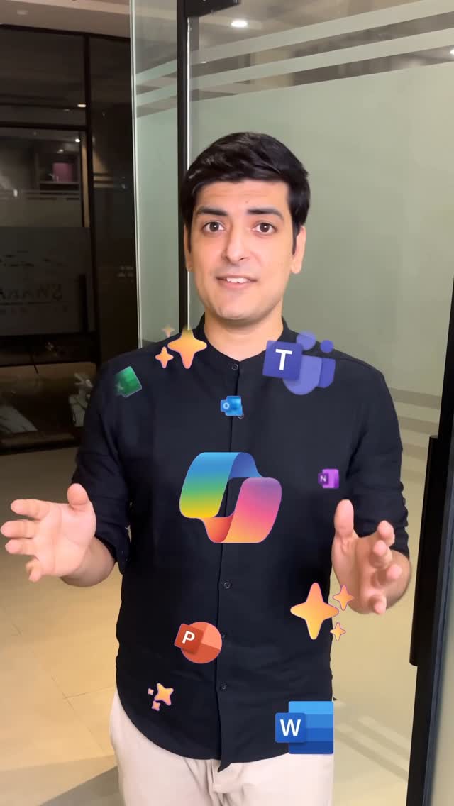 Instagram post by @itsallaboutaclick for Microsoft. Caption reads: Copilot ne to bacha lia!

Ab Copilot in Microsoft....