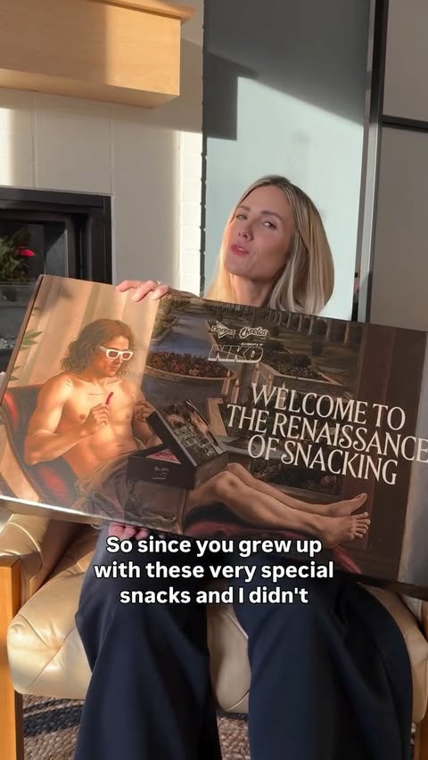 Instagram post by @dirndl_kitchen for Cheetos. Caption reads: #ad I couldn’t wait to see Jason’s reaction to the....