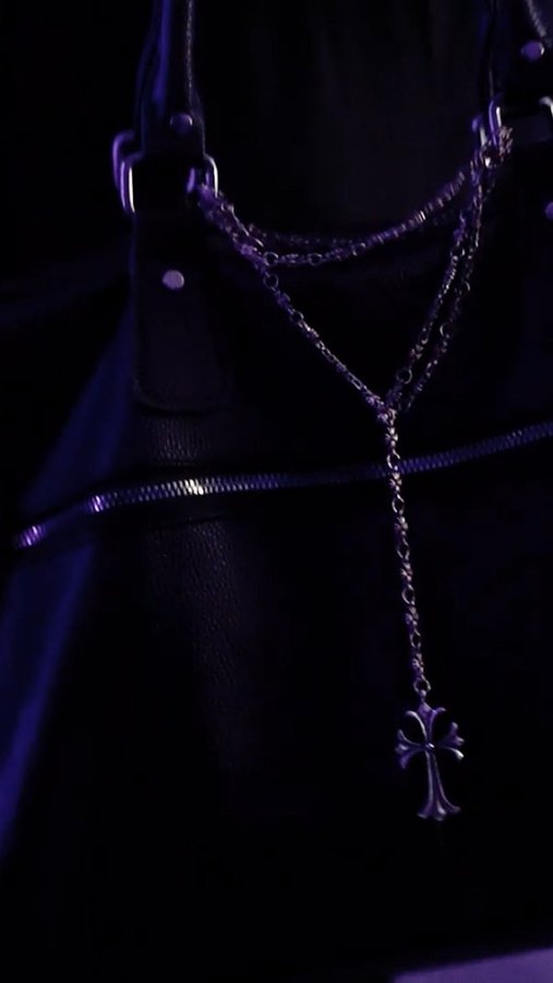 Instagram post by @lildysmoke for Chrome Hearts. Caption reads: LILDYSMOKE x Mati boy - I’M DA MAN (official....