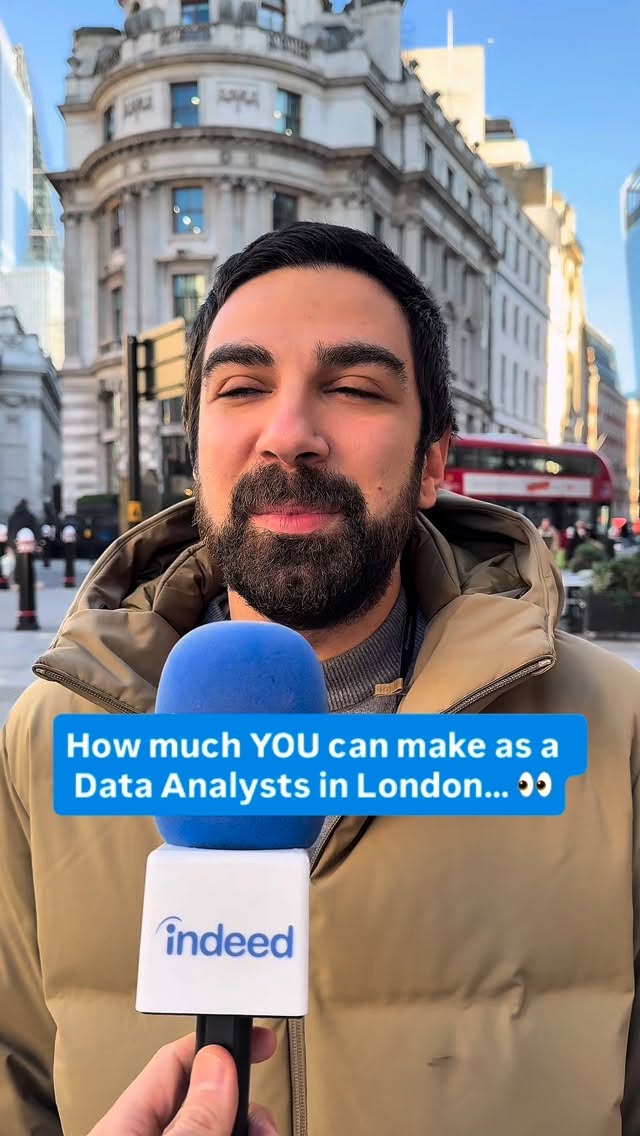 Instagram post by @aydanalsaad for Indeed. Caption reads: [...] year? AD #Money #Careers #BetterForAll....