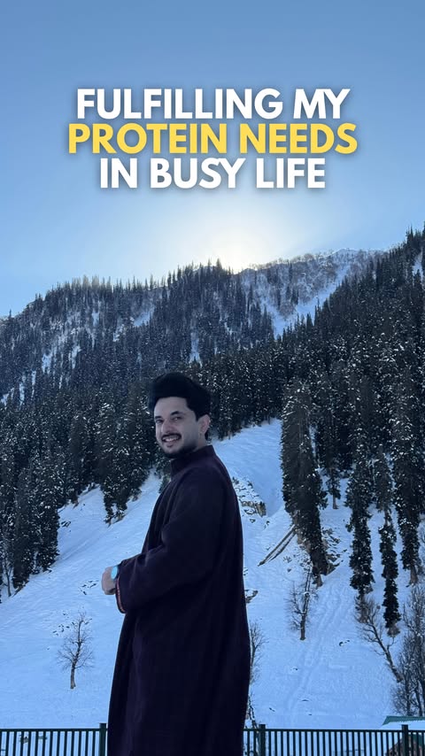 Instagram post by @hrithiksharmahr for MuscleBlaze. Caption reads: [...] long bike rides
That’s why I rely on....