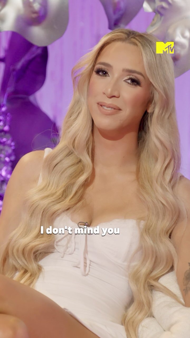 Instagram post by @mtvuk for GAY TIMES. Caption reads: When GK Barry’s parents met Eyelashes 🥹

Grace....