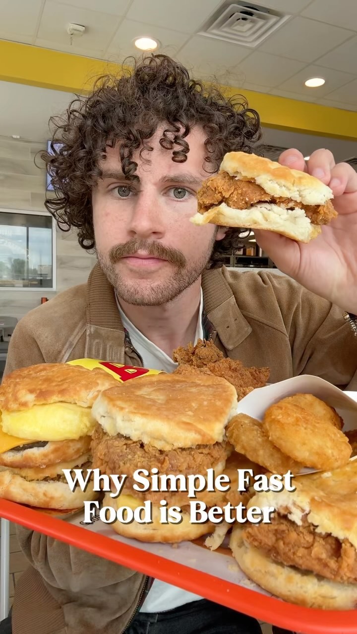 Instagram post by @thedaviddouglass for Bojangles. Caption reads: Sometimes the simple things in life are best. And....