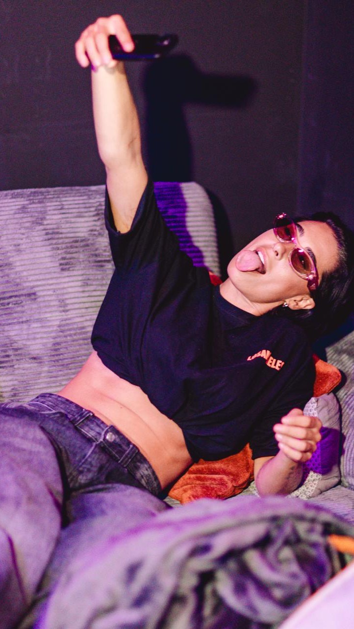 Instagram post by @laura_petard for Superdry. Caption reads: ❄️ Winter is coming with @superdry #cultbysuperdry.