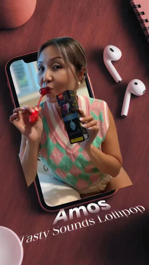 Instagram post by @linacapturelife for Walmart. Caption reads: THE COOLEST 🍭EVER @amossweets is now at @walmart....