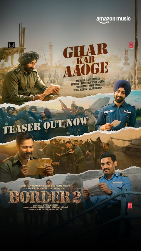 Instagram post by @sonunigamofficial for Amazon Music. Caption reads: You know the song is going to be iconic again when....