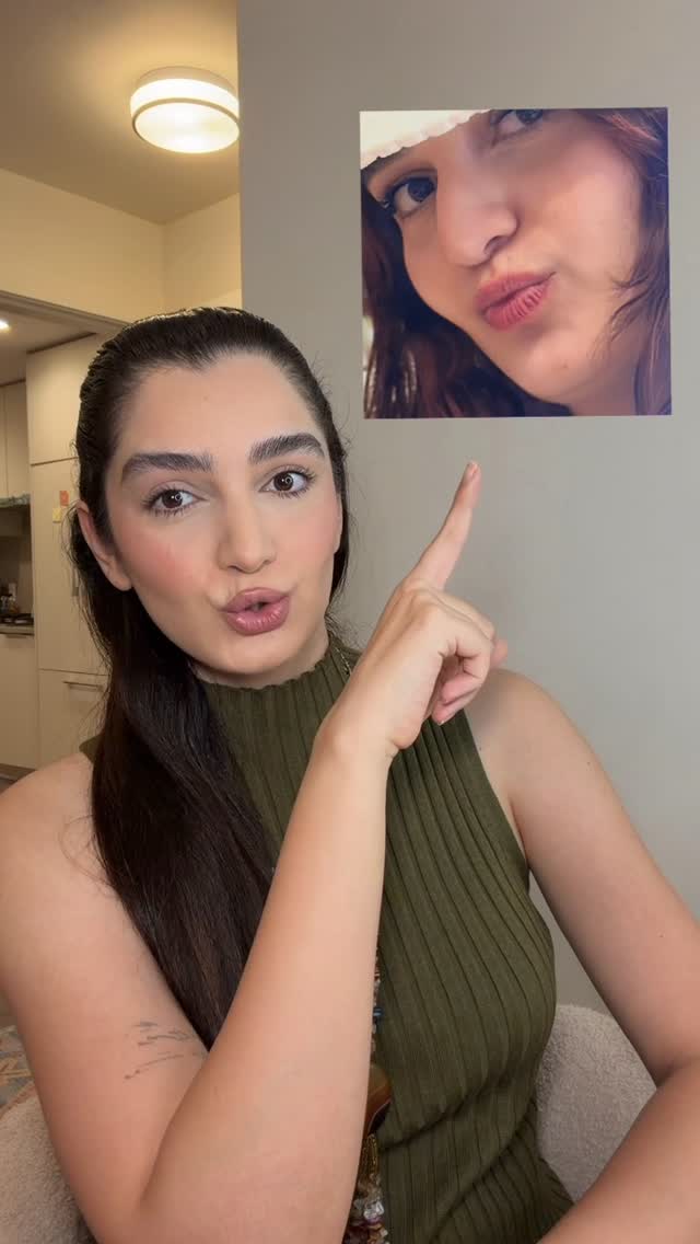 Instagram post by @the_ananas for Supergoop. Caption reads: اشکالی نداره منم نمیدونستم 🫣🤭🤍
Vanilla lips....