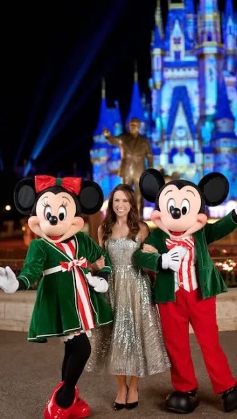 Instagram post by @thereallacey for Hallmark. Caption reads: Mistletoe meets pixie dust! We’re so excited to....